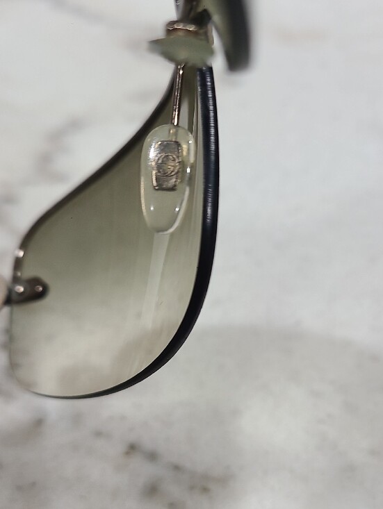 Gucci Brown Gradient Rimless Sunglasses with Logo Accent No Case. main image 6